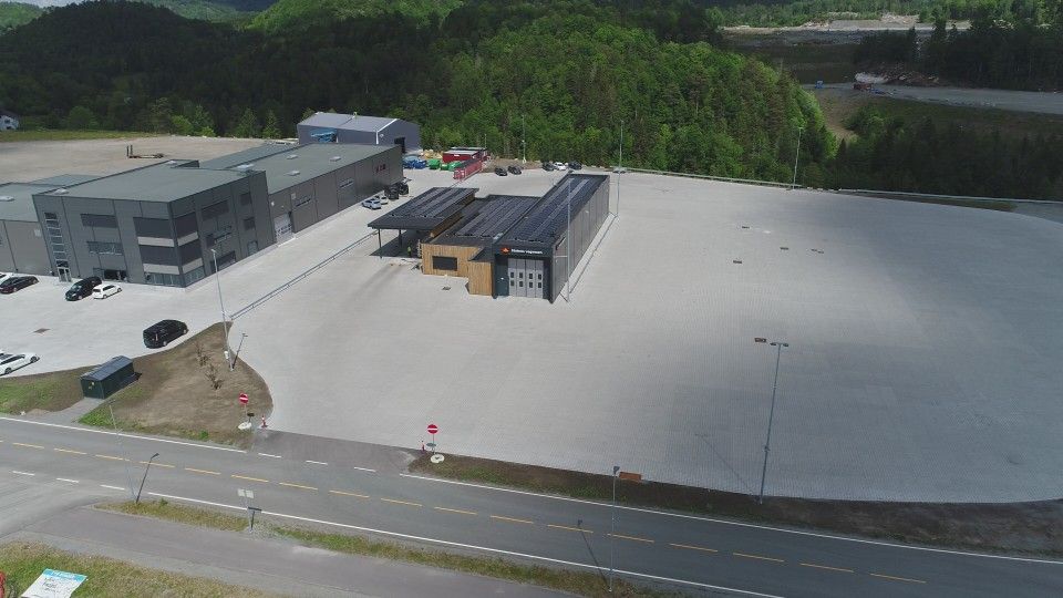Dronefoto Grenlandsporten