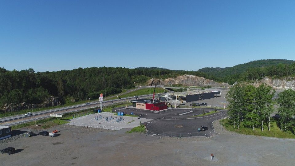 Dronefoto Grenlandsporten